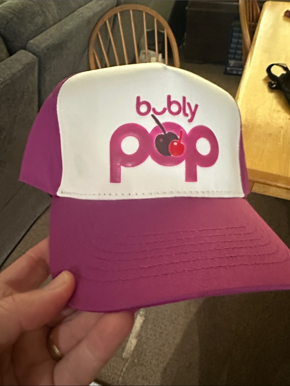 Bubly Pop Pink Trucker Hat NEW